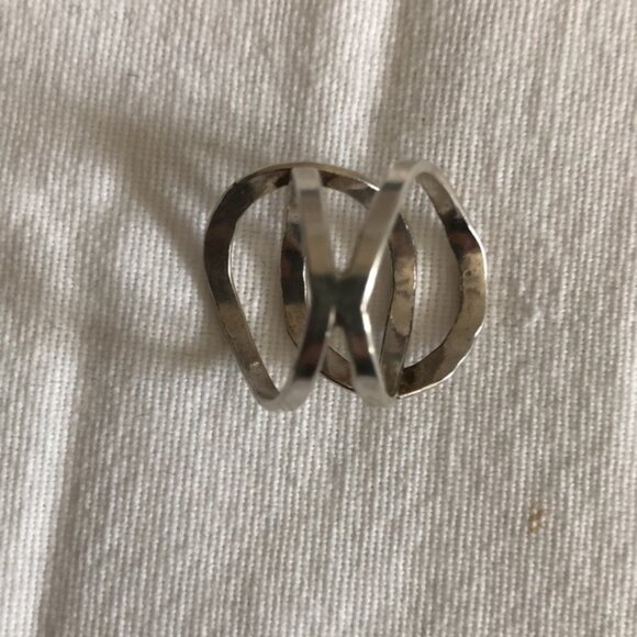 Hammered style. ring (new, never worn) - Picture 3 of 3